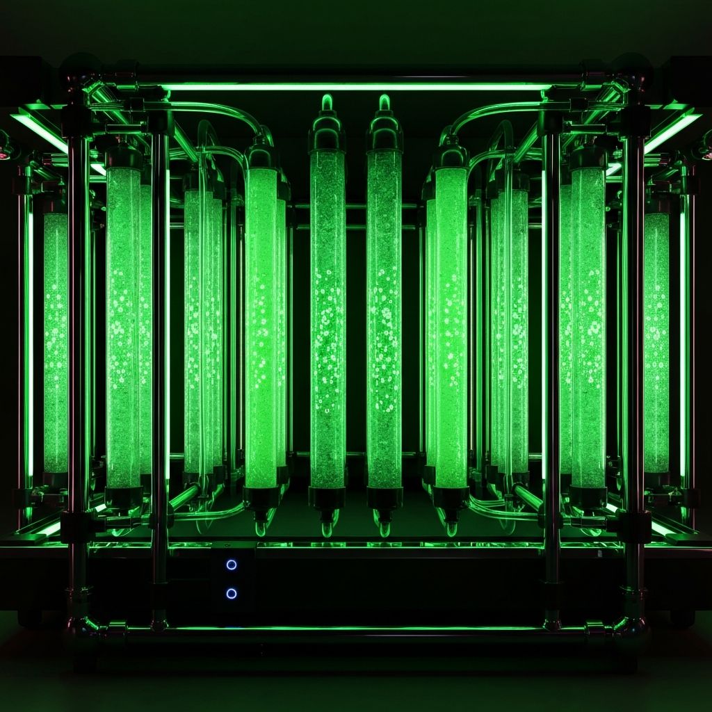 Advanced hydroponic growing system with LED illumination